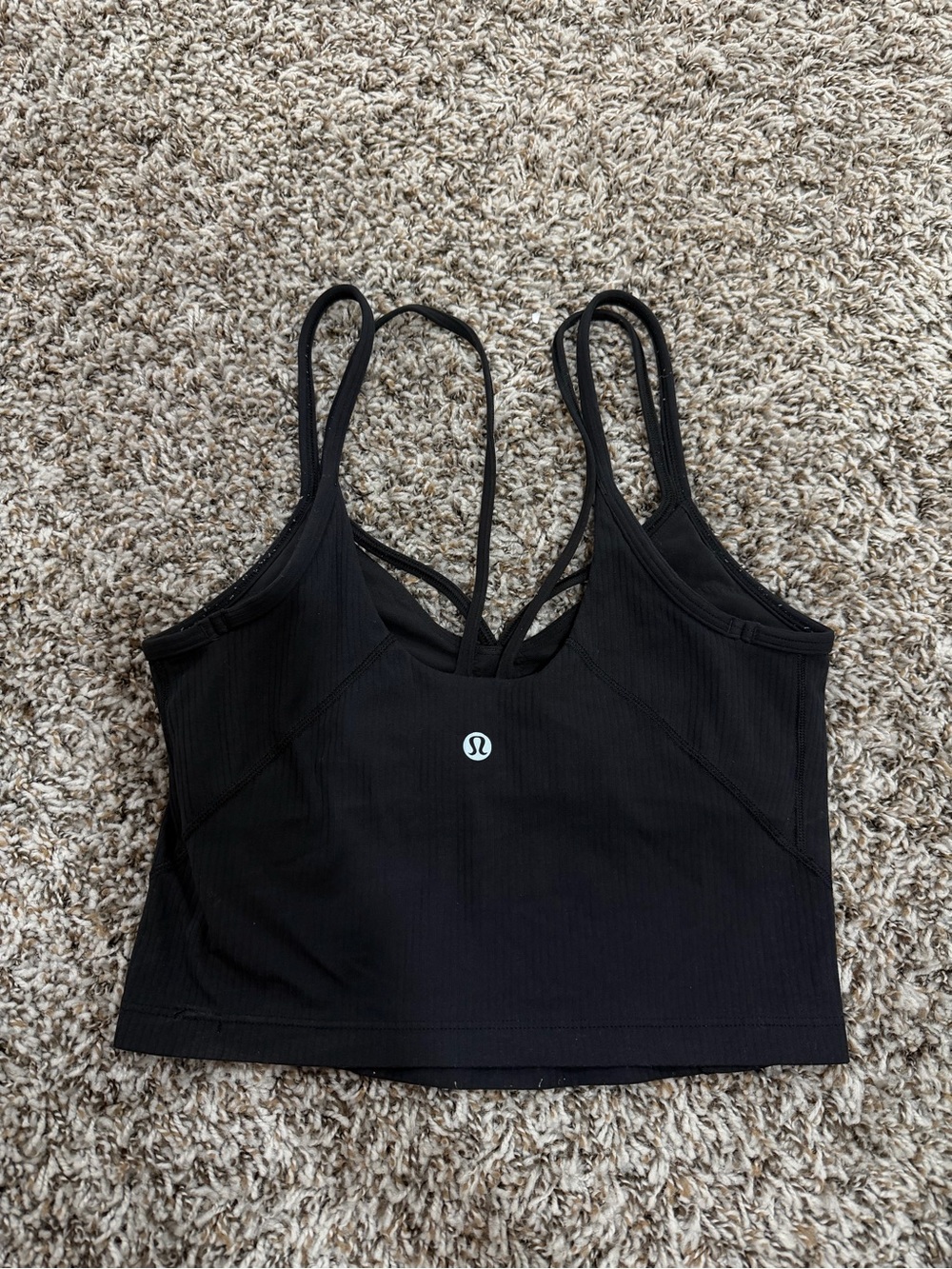 lululemon athletica Black Strappy tank